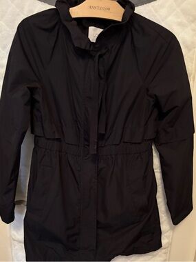 Ann Taylor Loft Outdoor Wind Breaker Jacket, Black, Size XSP.